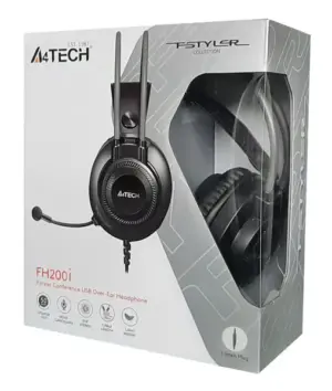 A4TECH Headset 3.5mm 50mm ακουστικά μαύρα