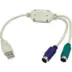 Adapter USB 2 to 2 x PS/2 AU0004