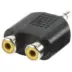 Adaptor 3.5 Jack Stereo Αρσ. σε 2x RCA Θηλ. Ea2080 Lnc / Ac-010