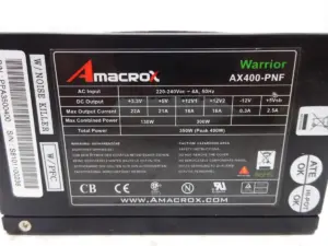 Power Supply Amacrox Free Earth 400w