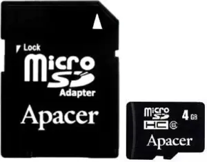 Apacer micro SD card 4GB HC Class 6