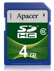 Apacer Sd Card 4gb Hc Class6