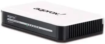 Aqprox Desktop Switch 5-Port 10/100 Mbps Atheros Chipset