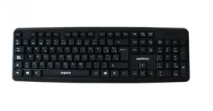 Aqprox Wired Standard Keyboard Usb Black Appkbvlgr