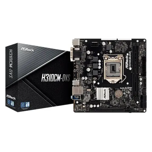 AsRock Matx H310Cm-Dvs - S1151/2DDR4 1PCIEx16 1PCIEx1 1GL S3 U3 VGA