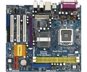 Atx Asrock S775/i945p 4ddr2 Pcx16x 3pci Glan 2fwire
