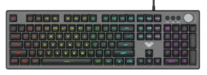 AULA Gaming πληκτρολόγιο WIND RGB μαύρο-γκρι