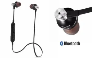Awei Bluetooth Headset Wireless Stereo Earphone Model A860bl Με Μαγνήτη