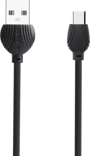 Awei Kαλώδιο Type-C σε USB-A 2.5A 1m μαύρο