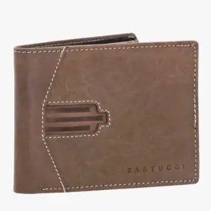 Bartuggi Δερμάτινο ανδρικό πορτοφόλι Brown