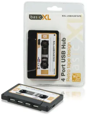 BasicXL Usb 2.0 Hubtape 4Port Usb Tap Jb-109