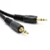 Cable Aux 3.5 Jack Ενισχυμενο 1.5m Black