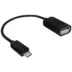 Cable Otg Microusb To Usb Type A Plug F For Smartphone