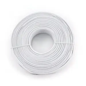 Cableexpert Flat Τηλεφωνικό Καλ. Άσπρο 100cm - 4 Wires