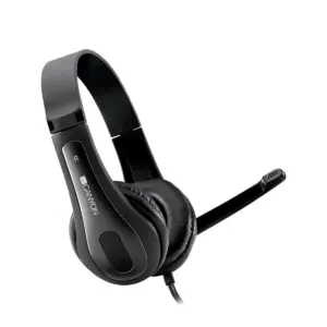 Canyon PC Headset Black 3.5 combined jack