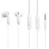 Celebrat Earphones Με Μικρόφωνο G27 3.5mm Σύνδεση Φ14mm 1.2m Λευκό