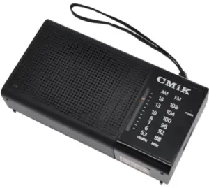 CMiK Φορητό Ραδιόφωνο AM/FM 2 Με Υποδοχή Ακουστικών