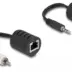 DeLock audio extender 3.5mm σε RCA μέσω καλωδίου RJ45 έως 50m