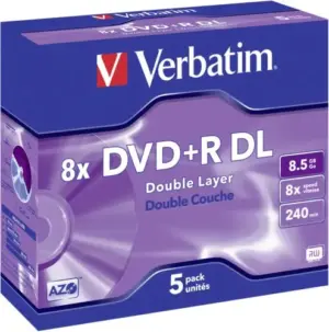 DVD+R Double Layer Verbatim J.C. 5άδα