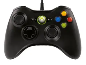 Ενσύρματο χειριστήριο με δόνηση για XBOX 360 / PC, Μαύρο, OEM