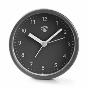 Επιτραπέζιο Ρολόι Nedis με Ξυπνητήρι Grey CLDK006GY