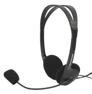 Esperanza Headphones με μικρόφωνο Scherzo 2x 3.5mm 2.5m μαύρα