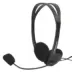 Esperanza Headphones με μικρόφωνο Scherzo 2x 3.5mm 2.5m μαύρα