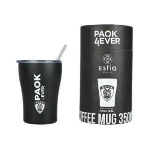 Estia Home Art Θερμός Coffee Mug Paok BC Edition 350ml