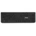 Everest Wired Standard Keyboard USB Μαύρο