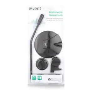 Ewent Microphone 3,5Mm Jack Black