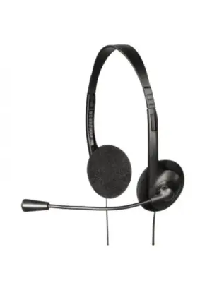 Exxter Στερεοφωνικό Headset Με Μικρόφωνο Μαύρο Bulk HE-100+