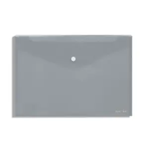 Φάκελος Κουμπί Α4 Grey Typotrast