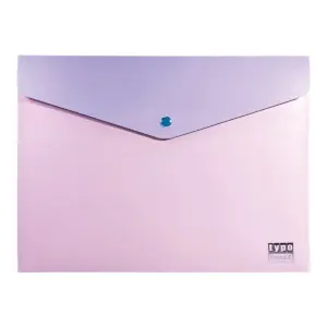 Φάκελος Κουμπί Α4 Pink Typotrast