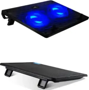 Fan Βάση Για Notebook 2xBearing Fans Μαύρη