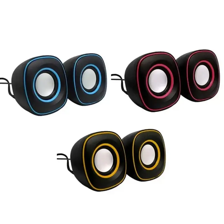 G-System Ηχεία Usb 2.0 5W Model G-105 Black / Red Qh1-B1