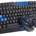 Gaming Set Πληκτρολόγιο με Ποντίκι Ασύρματο Blue/Black