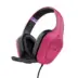 Gaming Trust Zirox Over Ear Gaming Ακουστικά Ροζ / GXT 415P