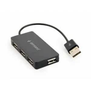 Gembird USB Hub 2.0 4-Port Μαύρο