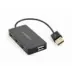 Gembird USB Hub 2.0 4-Port Μαύρο