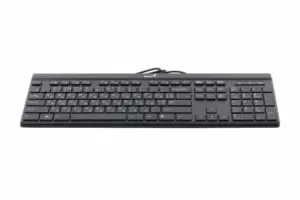 Genius K/B USB Slim Silent Multimedia Apple Style Black