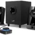 Genius Speakers 2 way 2.1 10w Black Wooden Sub