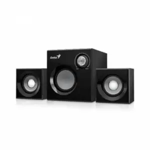 Genius Speakers 2Way 2.1 20W Black Wooden Sub