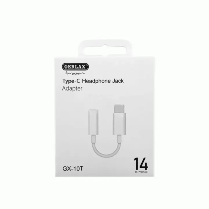 Gerlax GX-10T Type-C Male - AUX 3.5mm Adaptor