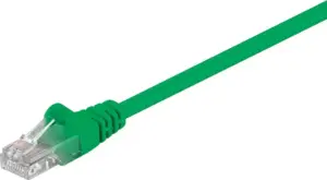 Goobay Καλώδιο Δικτύου CAT 5e U/UTP CCA PVC 1.5m Πράσινο