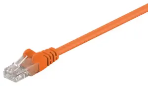 GOOBAY καλώδιο U/UTP CAT5 CCA AWG 28 7.5m πορτοκαλί