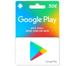 Google Play Gift Card 50 Euro