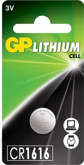 GP Μπαταρία Λιθίου CR1616 3V 55mAh