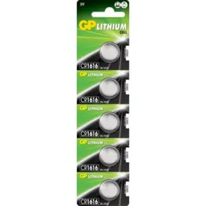 Gp Πακ 5 Μπαταρία Λιθίου Cr1616 3v 55mah