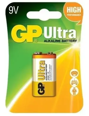 GP Ultra Αλκαλική 9V Μπαταρία