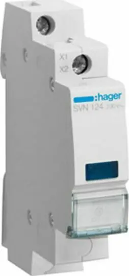 Hager Ενδεικτικο Ραγας Led Μπλε 230v